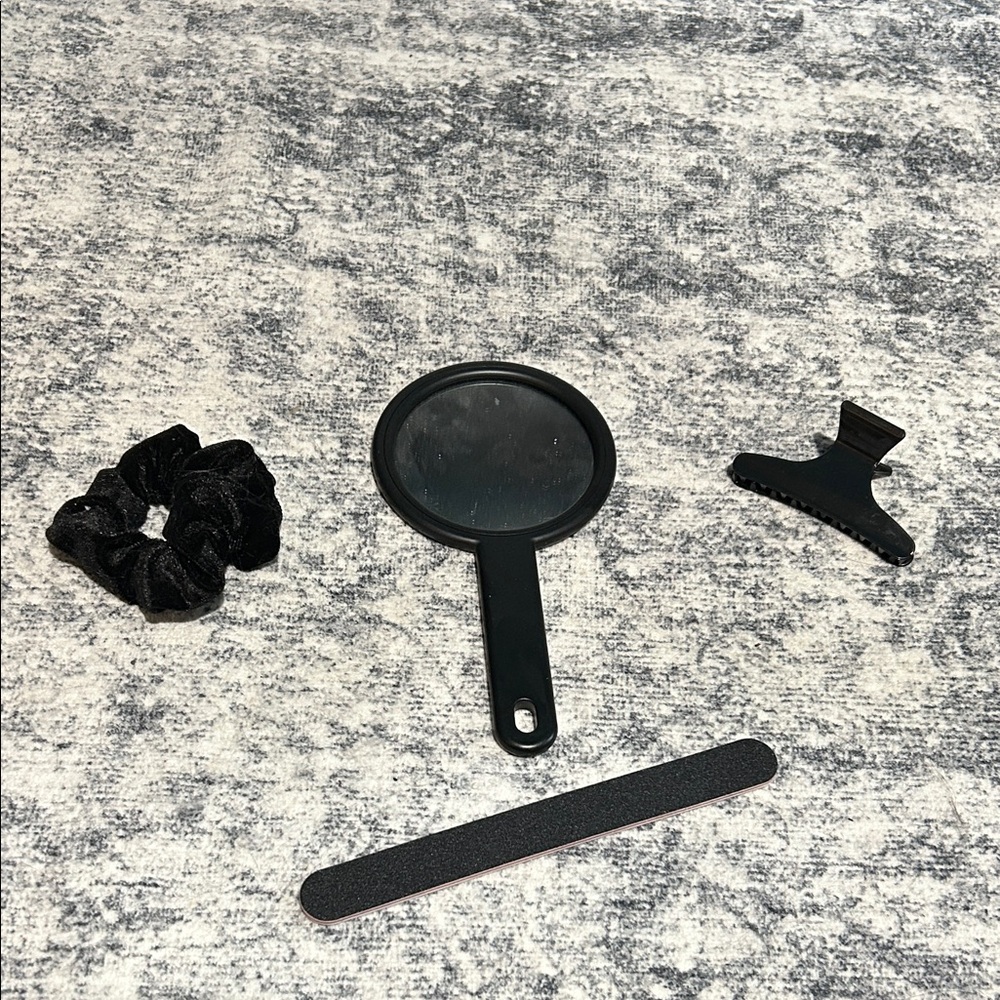 Elegant Black Women's Accessory Set